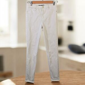 Abercrombie & Fitch Jeans Women's Size 0 Sz 25 White Cream Signature Collection